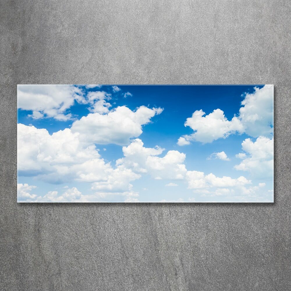 Tableau sur verre acrylique Nuages dans le ciel