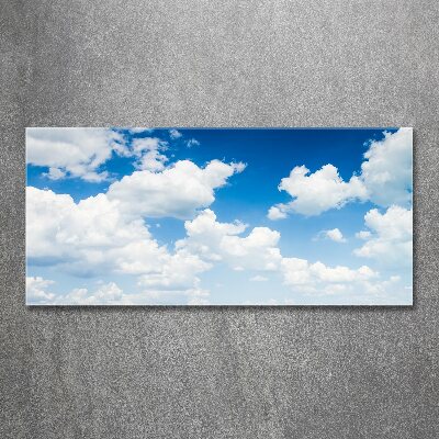 Tableau sur verre acrylique Nuages dans le ciel