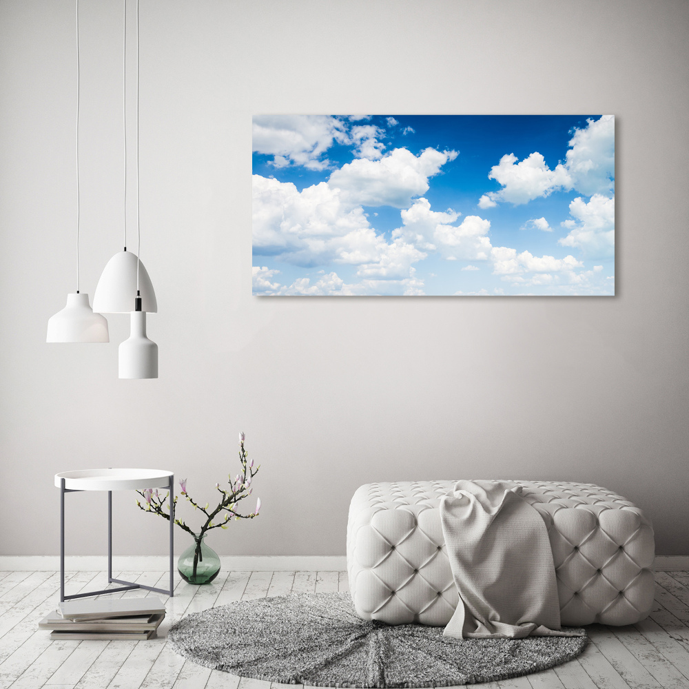 Tableau sur verre acrylique Nuages dans le ciel