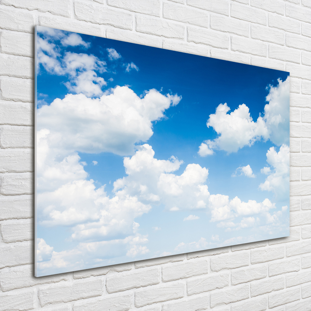 Tableau sur verre acrylique Nuages dans le ciel