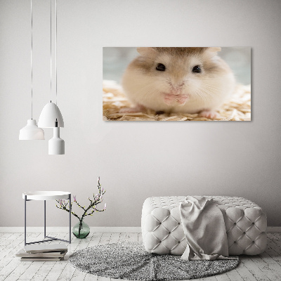 Tableau verre acrylique Hamster