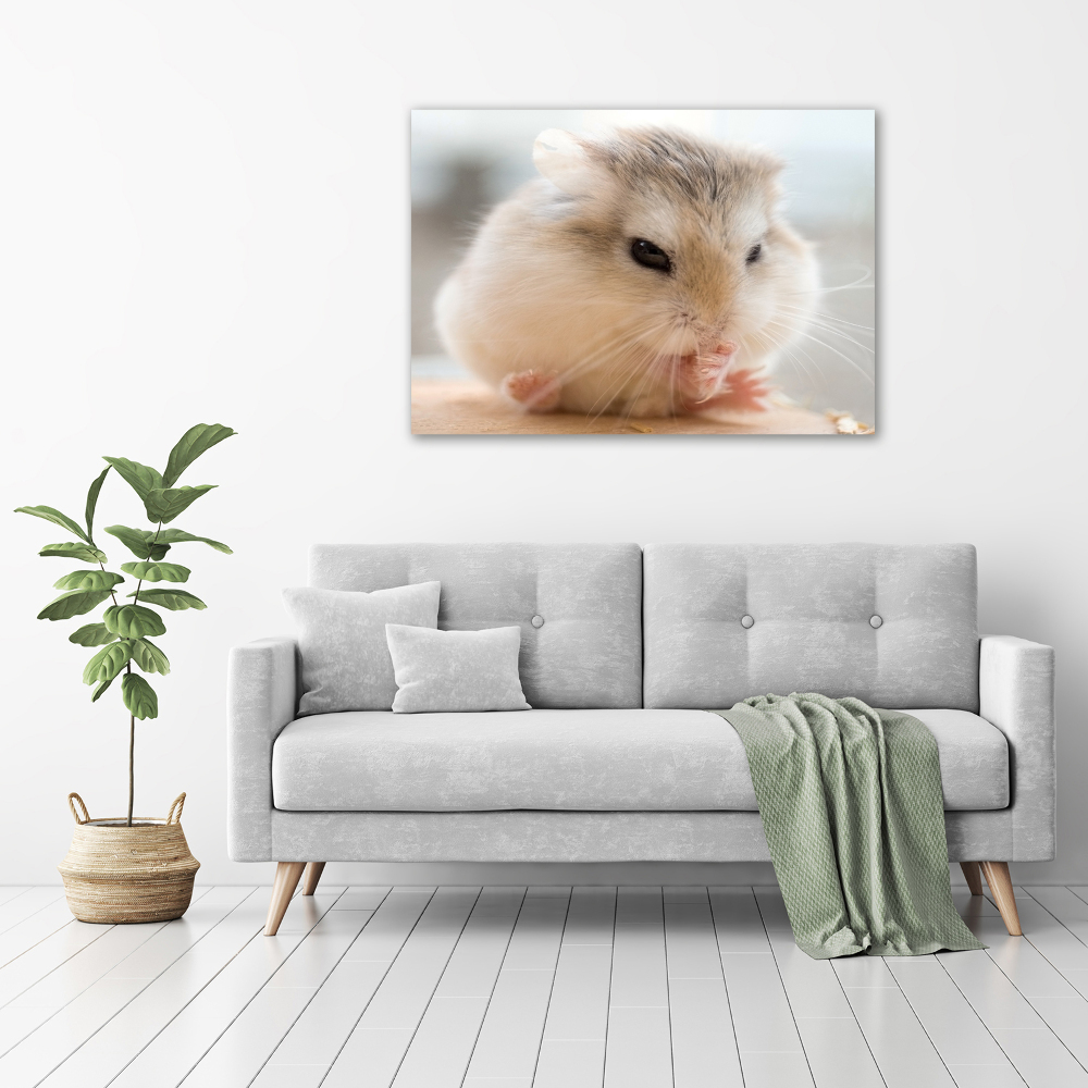 Tableau sur verre acrylique Hamster