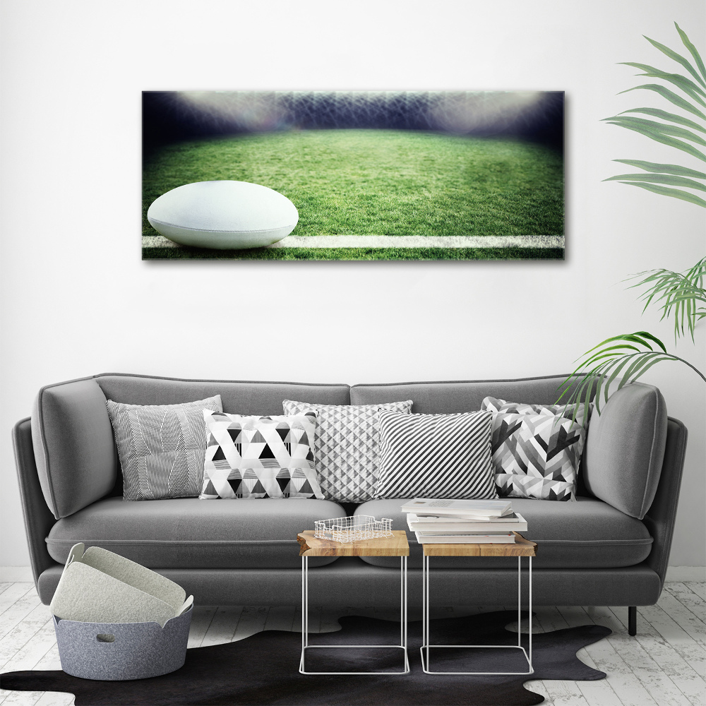 Tableau verre acrylique Football dans le Rugby Bowl