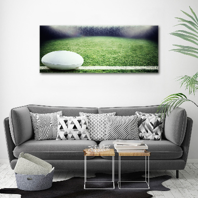 Tableau verre acrylique Football dans le Rugby Bowl