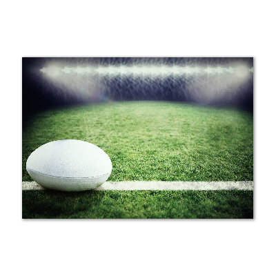 Tableau verre acrylique Football dans le Rugby Bowl