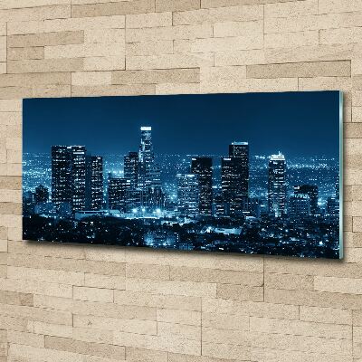 Tableau verre acrylique Los Angeles la nuit