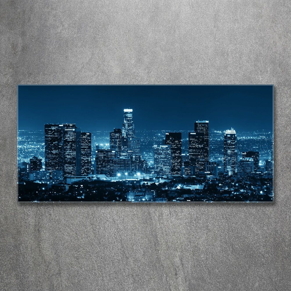 Tableau verre acrylique Los Angeles la nuit