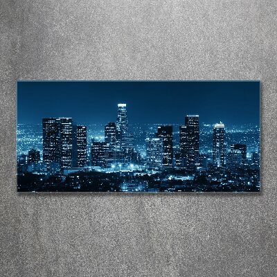 Tableau verre acrylique Los Angeles la nuit