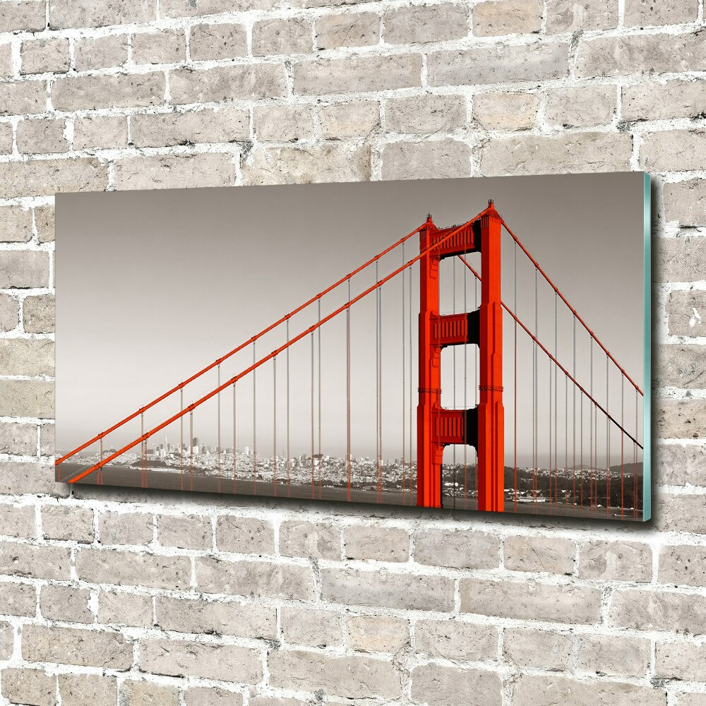 Tableau verre acrylique Pont de San Francisco