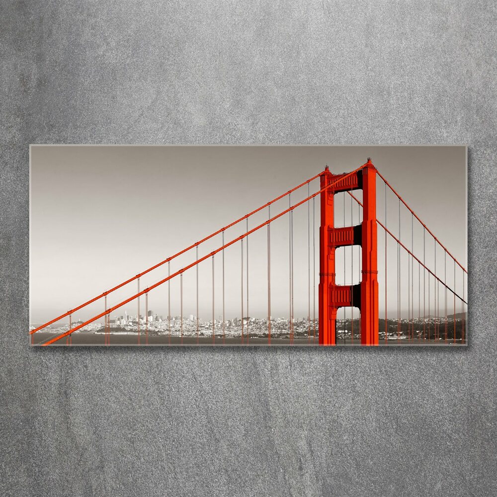 Tableau verre acrylique Pont de San Francisco