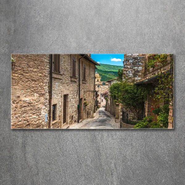 Tableau verre acrylique Couloir de charme