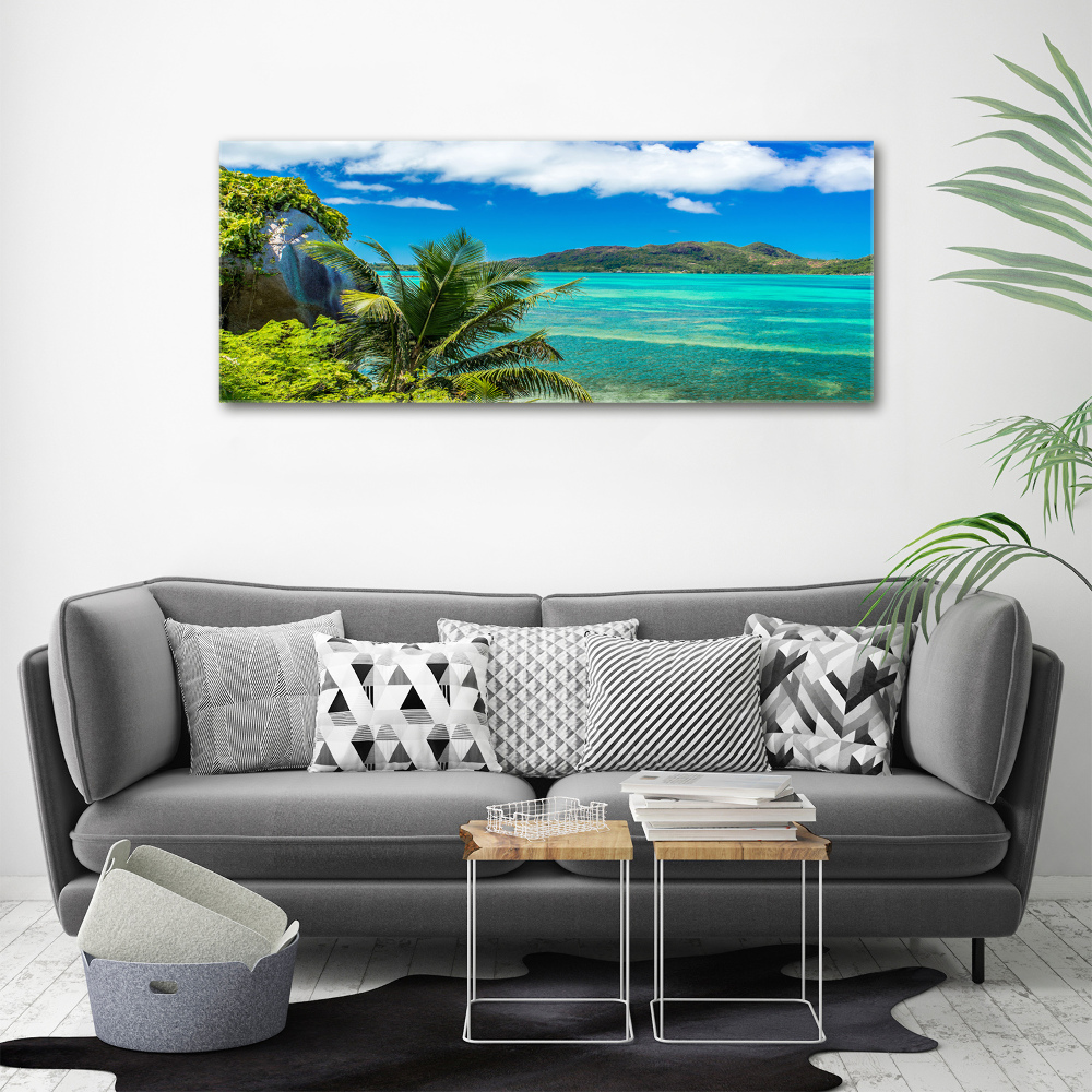 Tableau en acrylique Côte des Seychelles