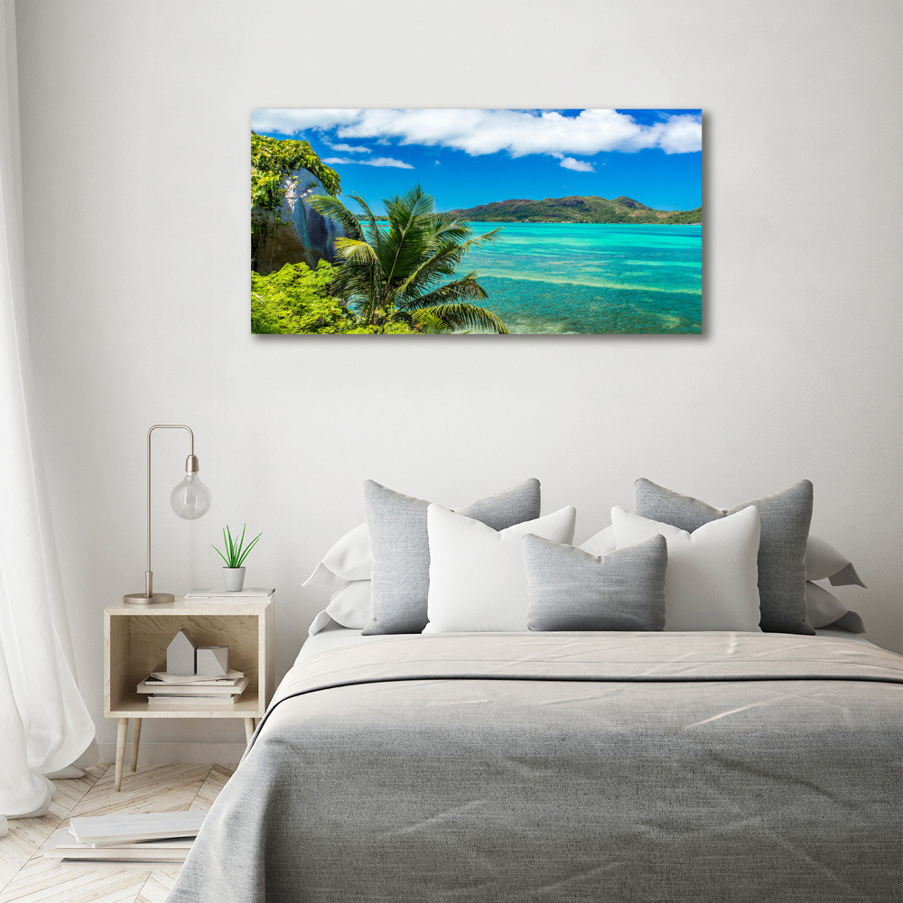 Tableau en acrylique Côte des Seychelles