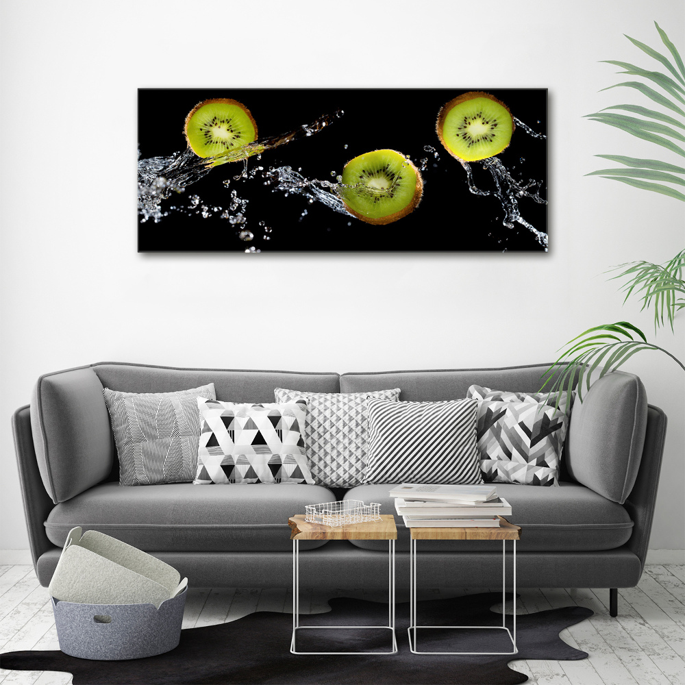 Acrylique tableau Kiwi et eau