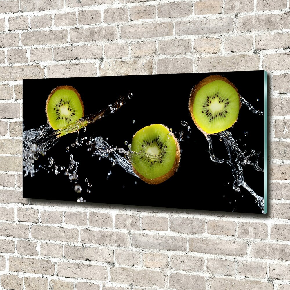 Acrylique tableau Kiwi et eau