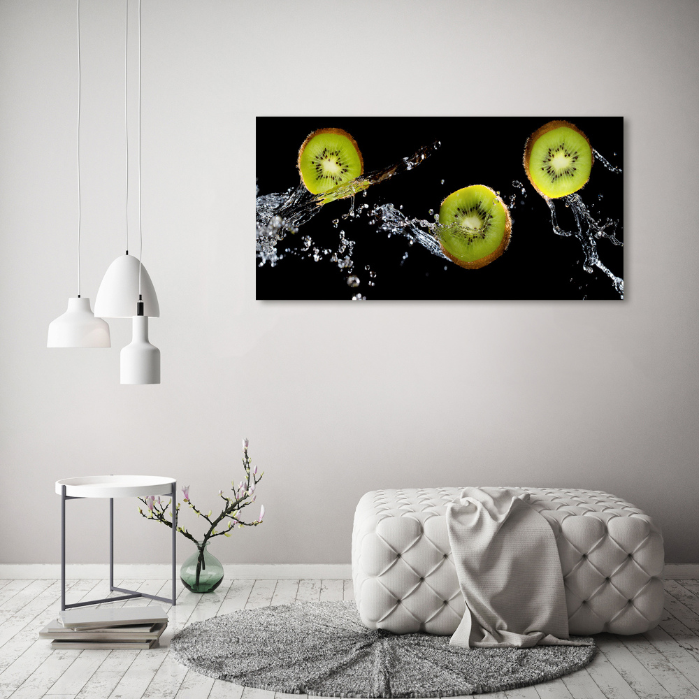 Acrylique tableau Kiwi et eau