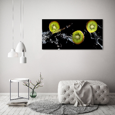 Acrylique tableau Kiwi et eau