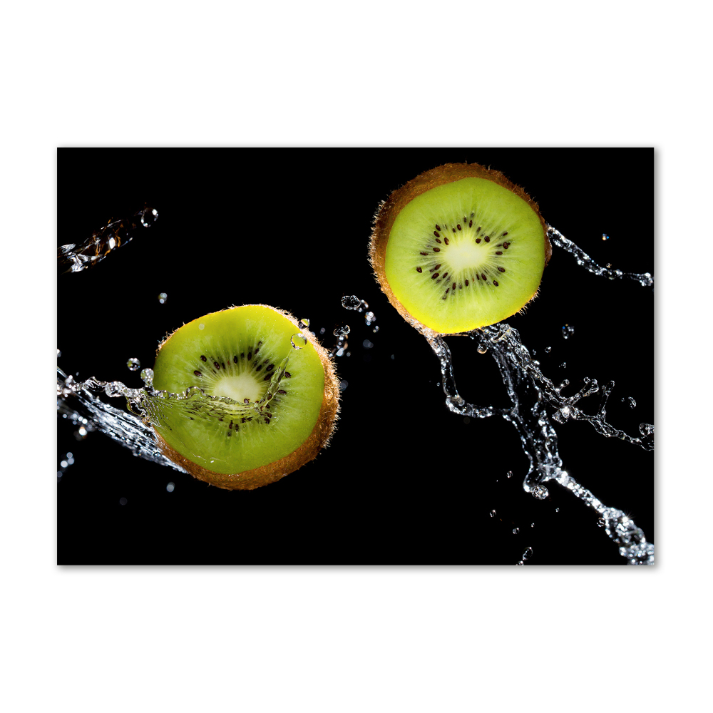 Acrylique tableau Kiwi et eau