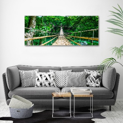 Tableau acrylique Pont de la forêt tropicale