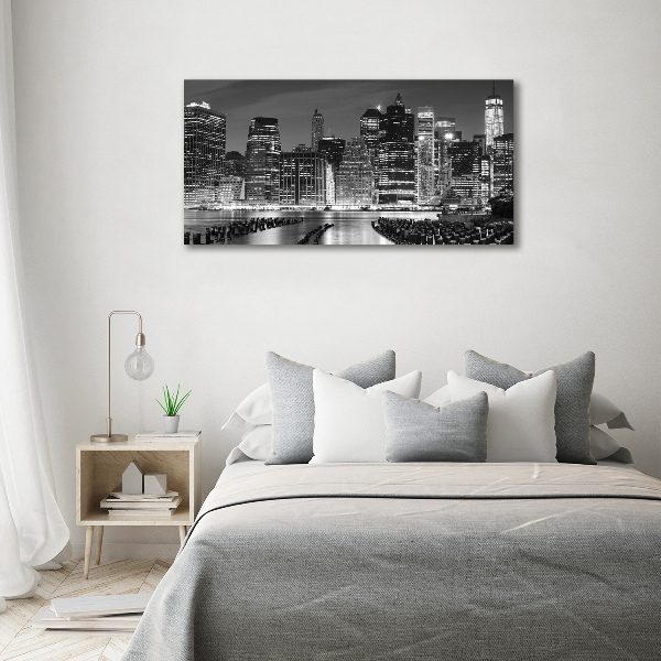 Tableau acrylique Manhattan de nuit