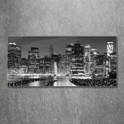 Tableau acrylique Manhattan de nuit