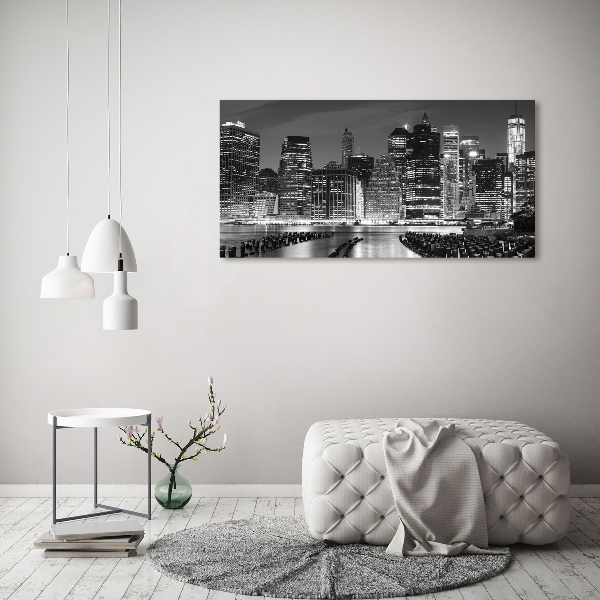 Tableau acrylique Manhattan de nuit