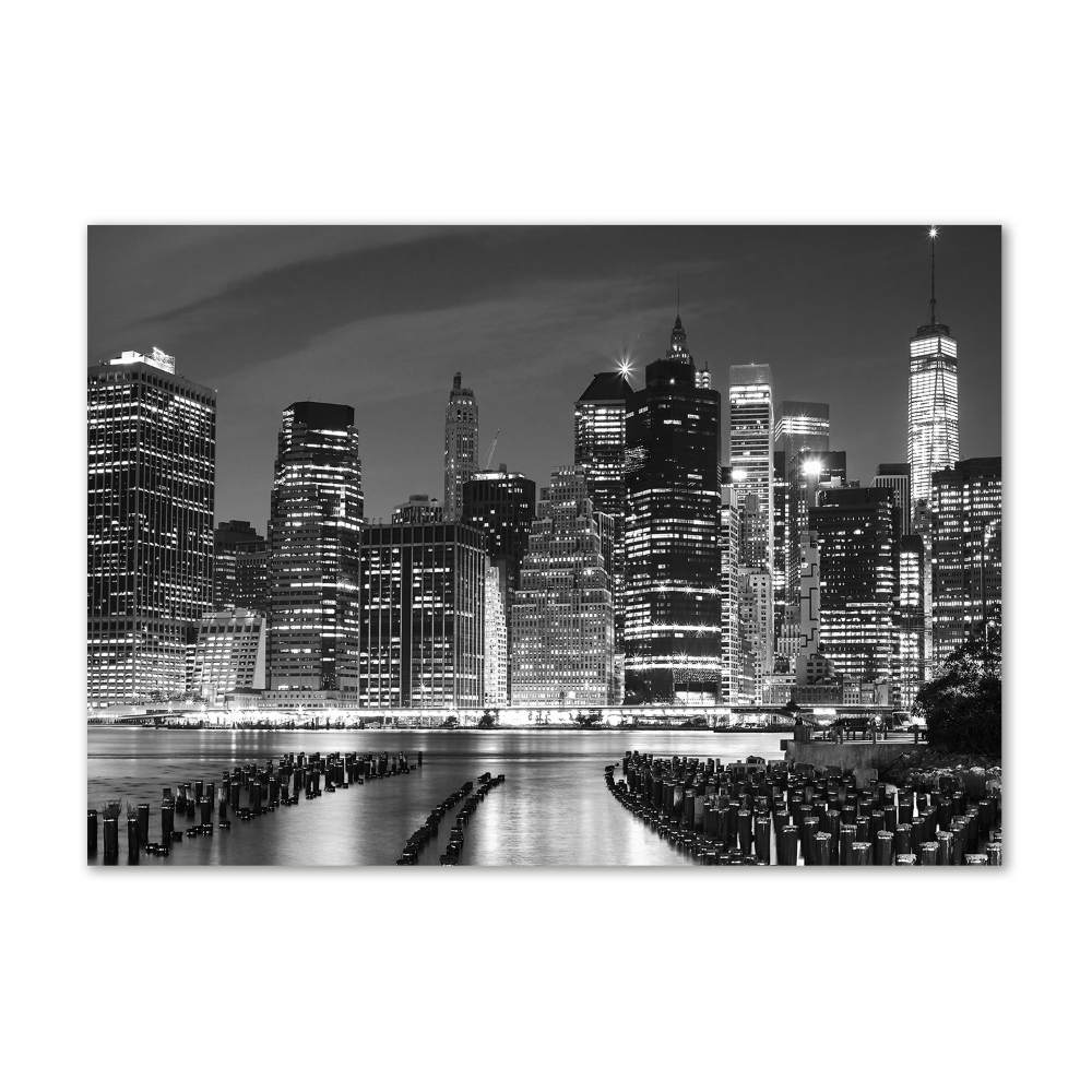 Tableau acrylique Manhattan de nuit