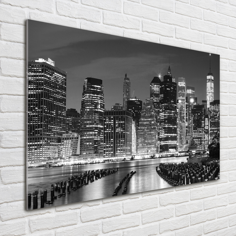 Tableau acrylique Manhattan de nuit