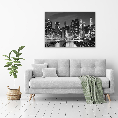 Tableau acrylique Manhattan de nuit