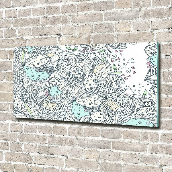 Acrylique tableau Richesse des fleurs