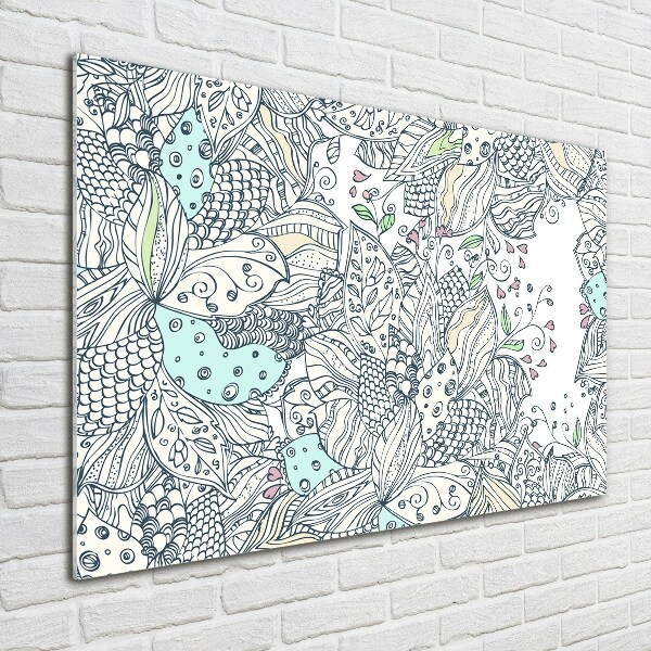 Acrylique tableau Richesse des fleurs