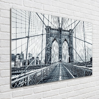 Acrylique tableau Pont de Brooklyn Manhattan