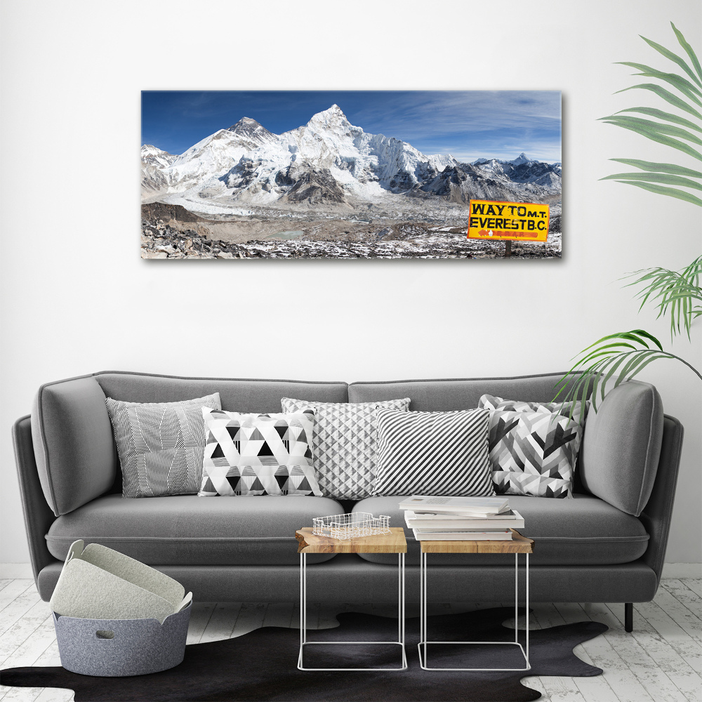 Tableau acrylique Mont Everest