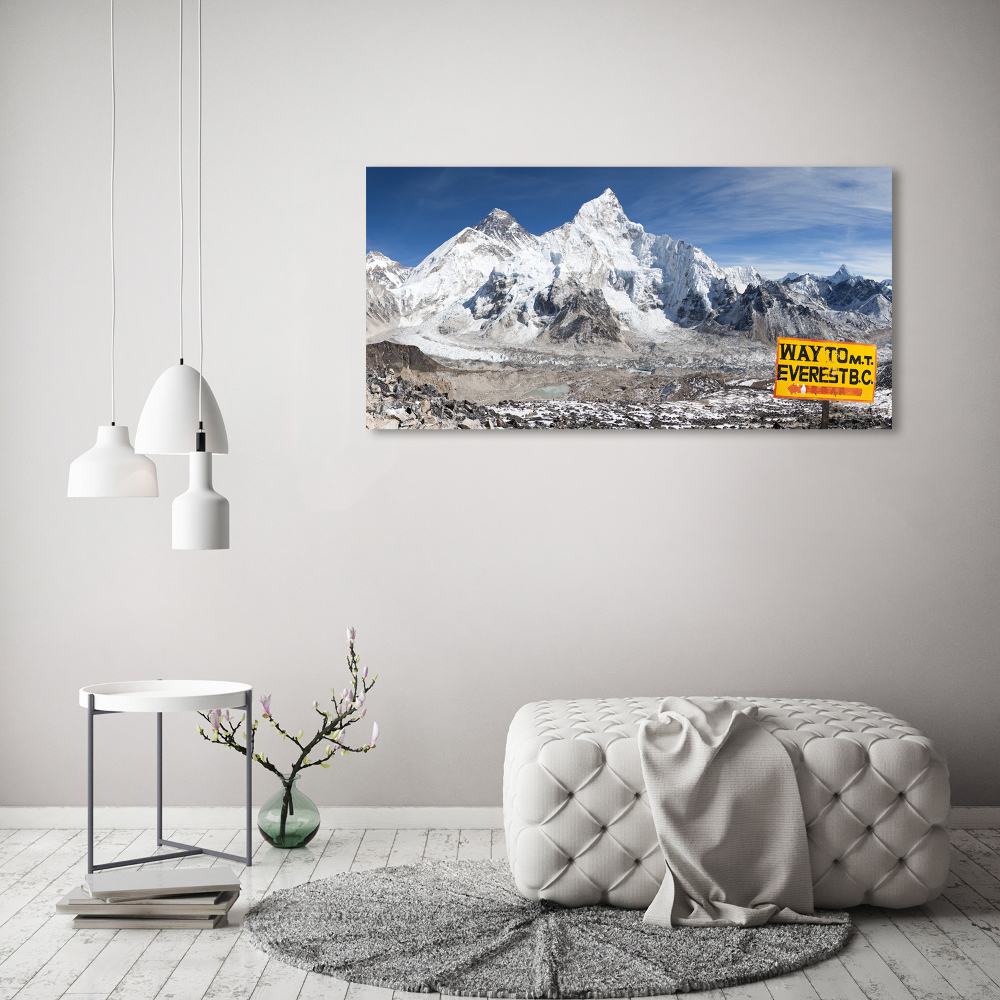 Tableau acrylique Mont Everest