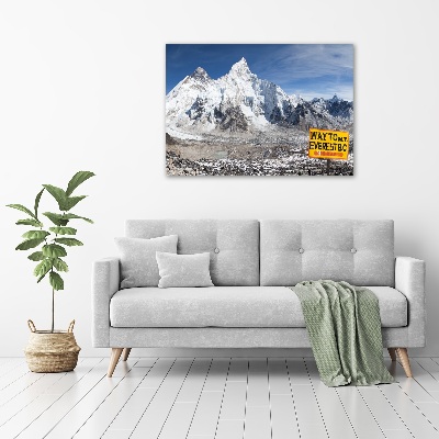 Tableau acrylique Mont Everest