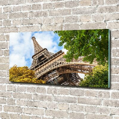 Tableau sur verre acrylique Tour Eiffel France