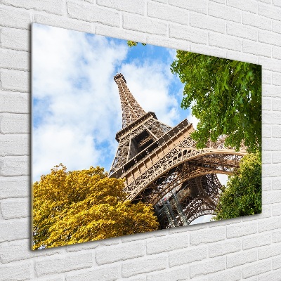 Tableau sur verre acrylique Tour Eiffel France