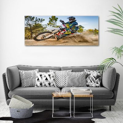 Acrylique tableau Motocross