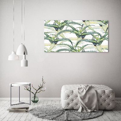 Tableau sur verre acrylique Aloe vera