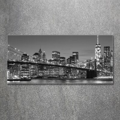 Tableau en acrylique Manhattan de nuit