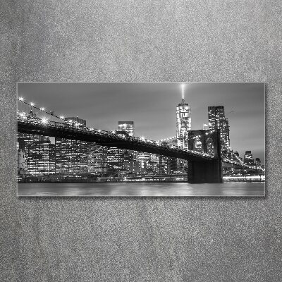 Tableau verre acrylique New York de nuit