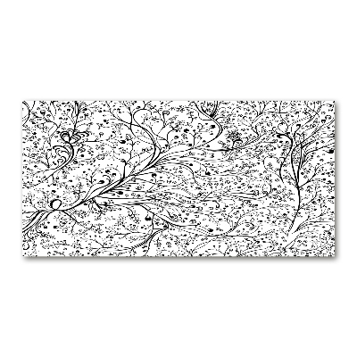 Acrylique tableau Branches tressées