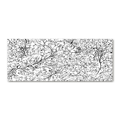 Acrylique tableau Branches tressées