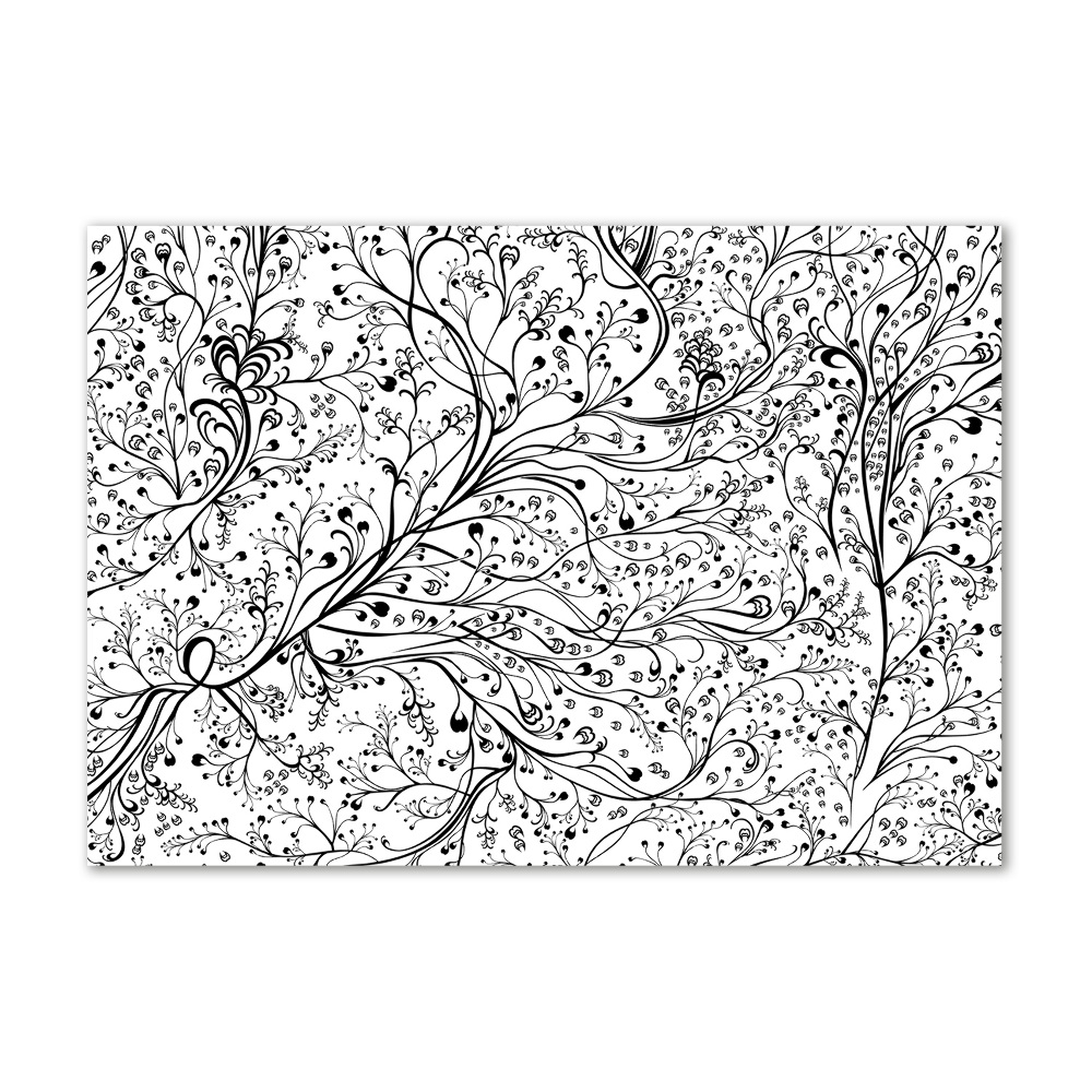 Acrylique tableau Branches tressées