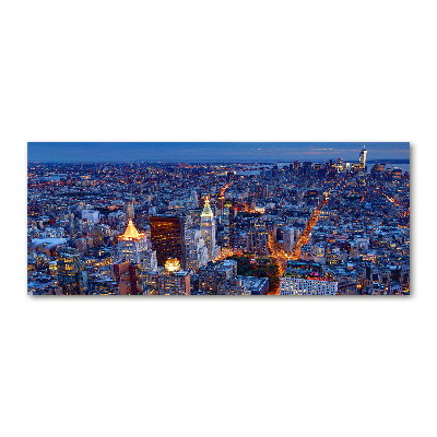 Tableau verre acrylique Manhattan de nuit