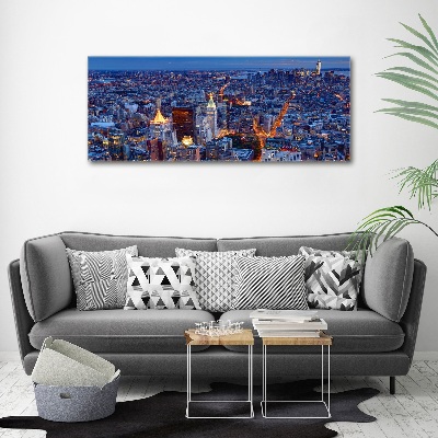 Tableau verre acrylique Manhattan de nuit