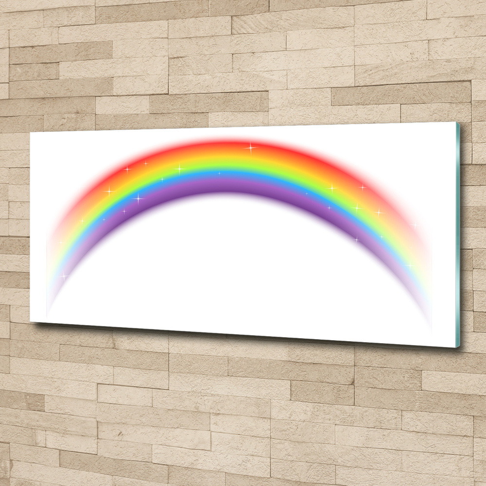 Tableau acrylique Arc-en-ciel