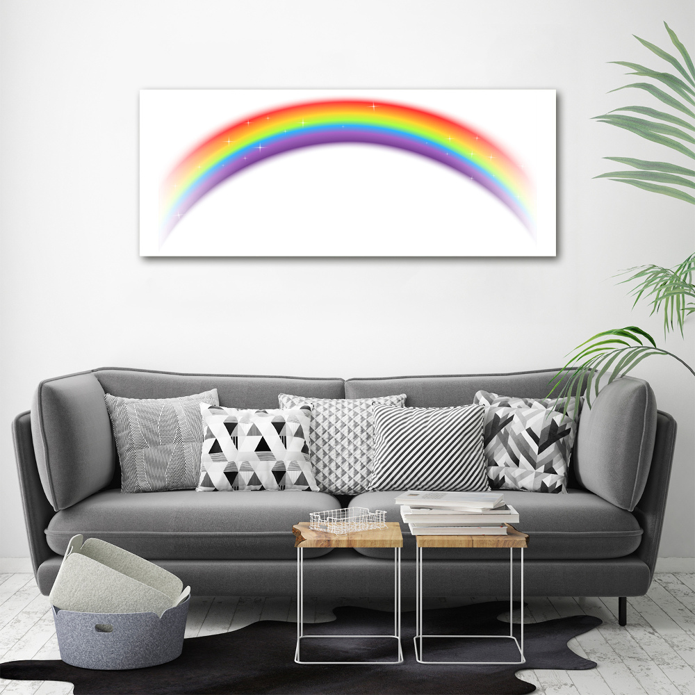 Tableau acrylique Arc-en-ciel