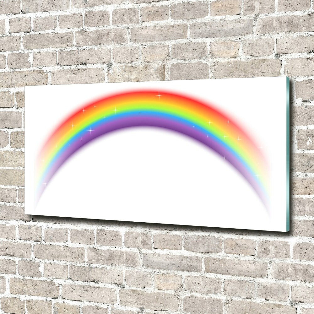 Tableau acrylique Arc-en-ciel