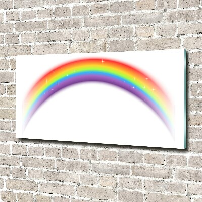 Tableau acrylique Arc-en-ciel